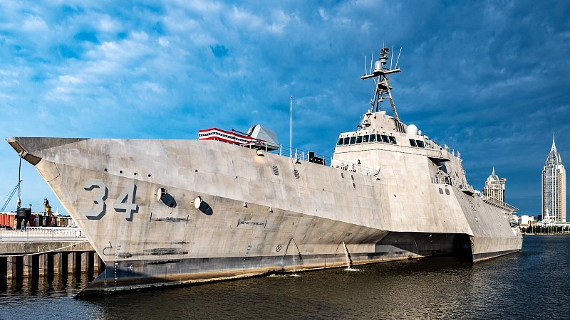 Корабль прибрежной зоны LCS-34 "Огаста", США